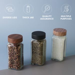 feature-HNA glass spice jars bottles set-1