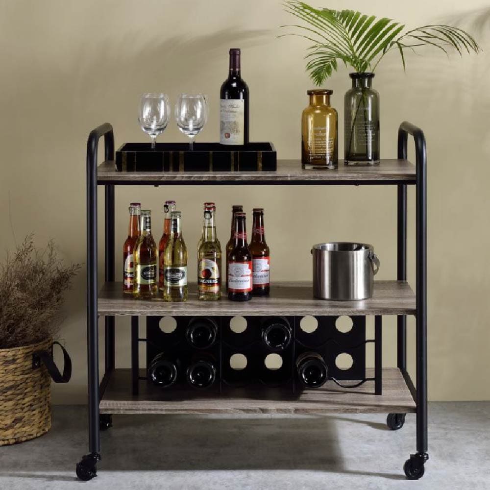 HNA - Products - Trolley, Serving Cart, Table - HTR-301 Kitchen Cart on Wheels - Main Lifestyles