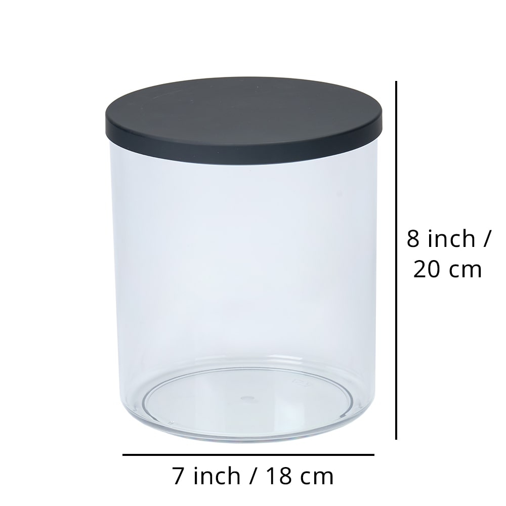 HNA - Canister - Printed Design - BKY-573 Large Container with Lid - Size