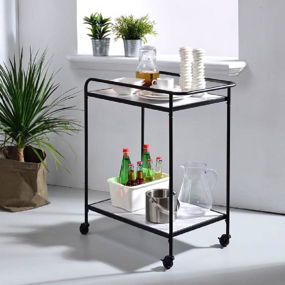 HNA-Trolley Cart and Table-HTR-209 Wine Serving Trolley-lifestyle